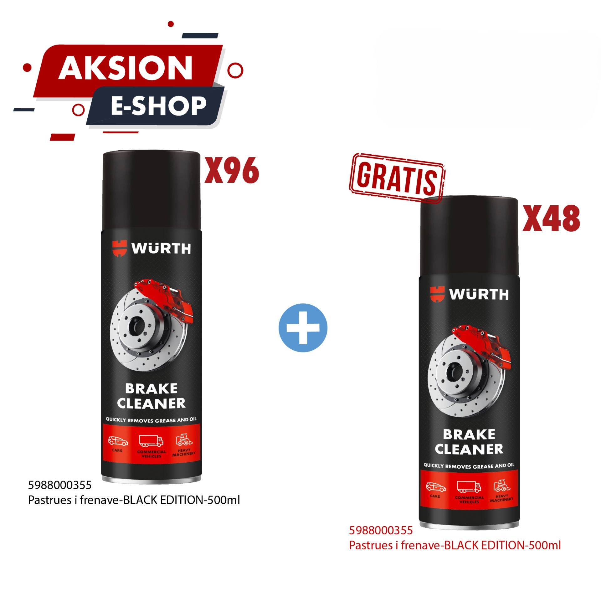 BLACK EDITION – 96 + 48 COPË GRATIS